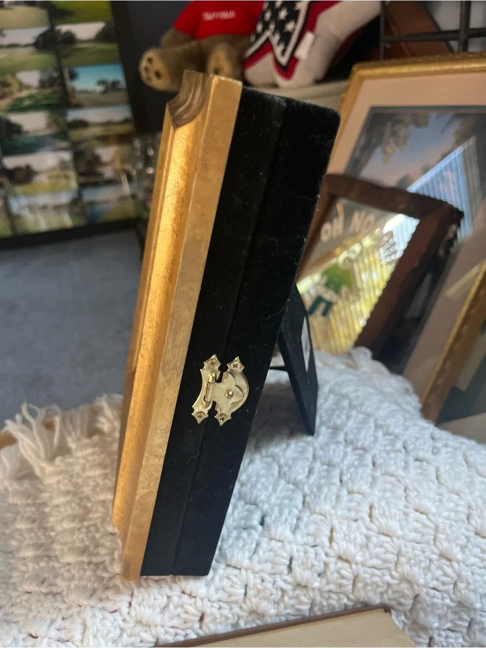 Gold Decorative Picture Frame and photo album - Elegant Home Accent